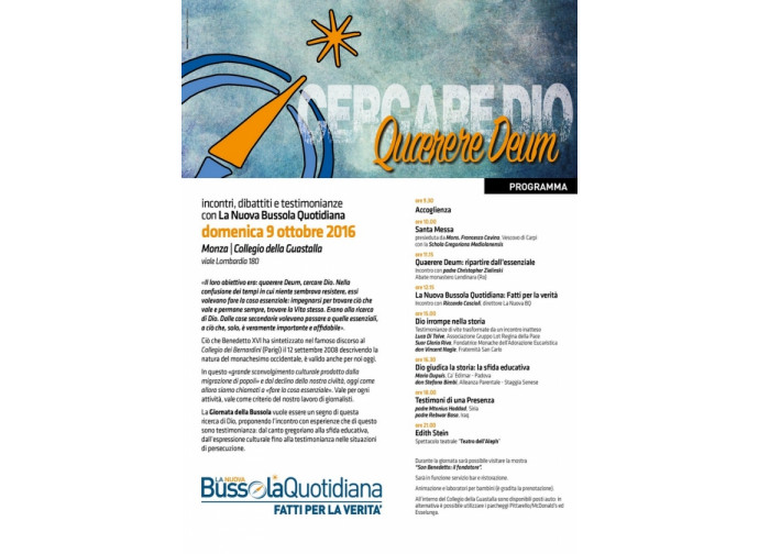 Programma Giornata Bussola